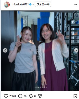 紀平梨花のインスタグラムから