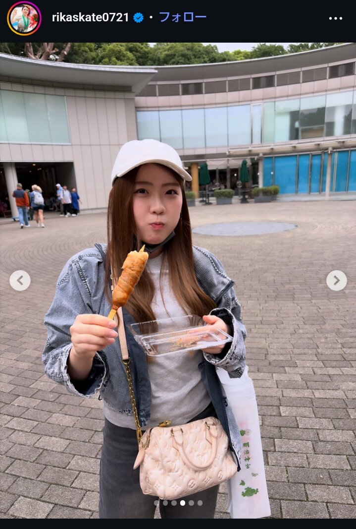 紀平梨花の投稿（本人のインスタグラムから）
