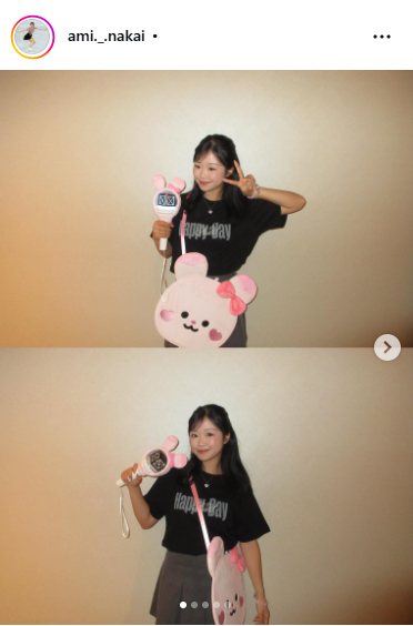 中井亜美のインスタグラムから