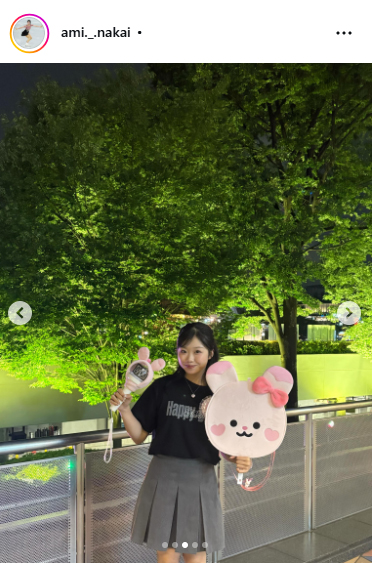 中井亜美のインスタグラムから