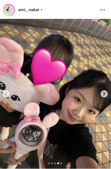 中井亜美のインスタグラムから