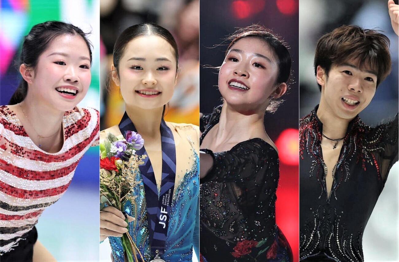 左から中井亜美、島田麻央、千葉百音、佐藤駿