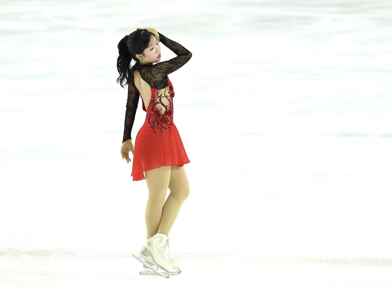 「ドリーム・オン・アイス2026」で華麗な演技を披露する中井亜美（撮影・宮地輝）