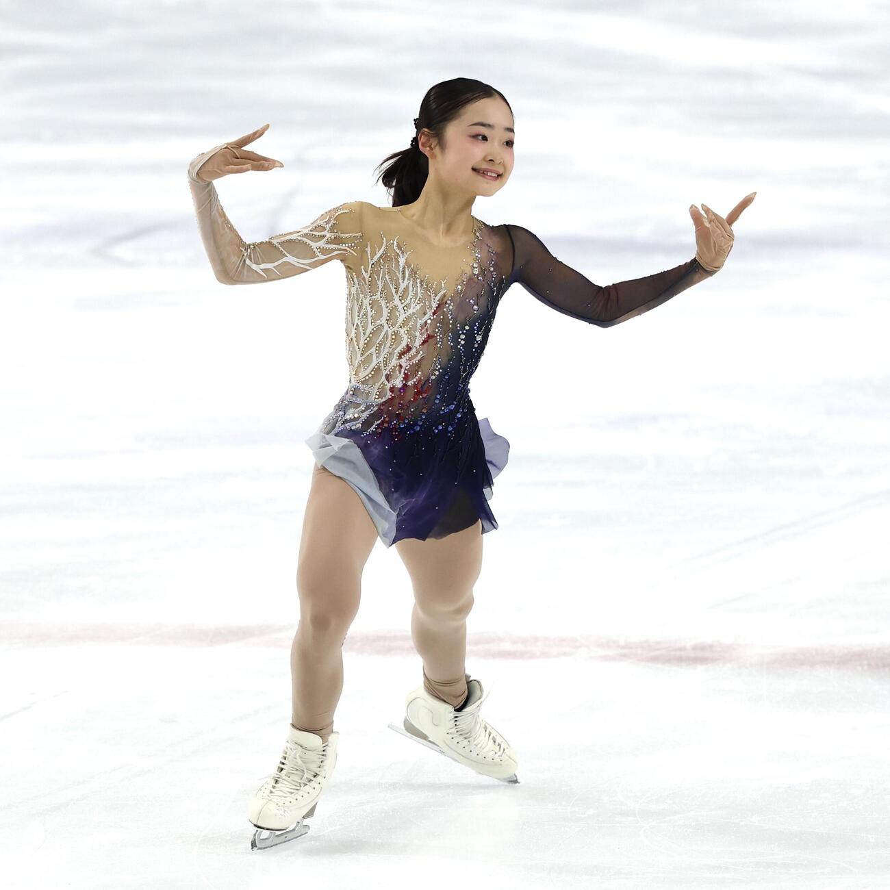 「ドリーム・オン・アイス2026」で華麗な演技を披露する島田麻央（撮影・宮地輝）