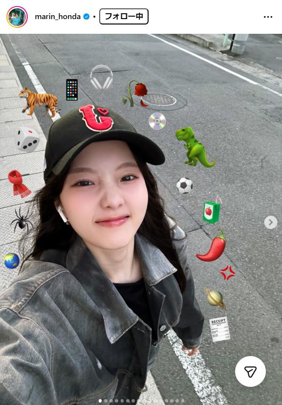 本田真凜のインスタグラムから
