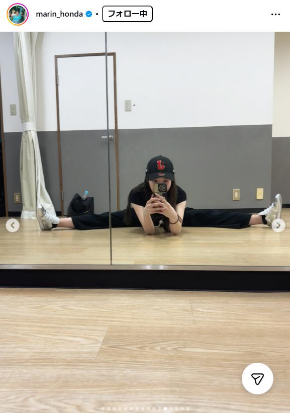 本田真凜のインスタグラムから