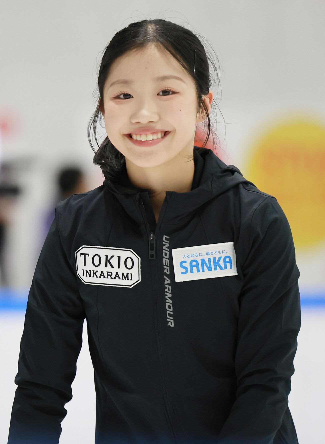 全日本合宿で笑顔を見せる中井亜美（2026年7月4日撮影）