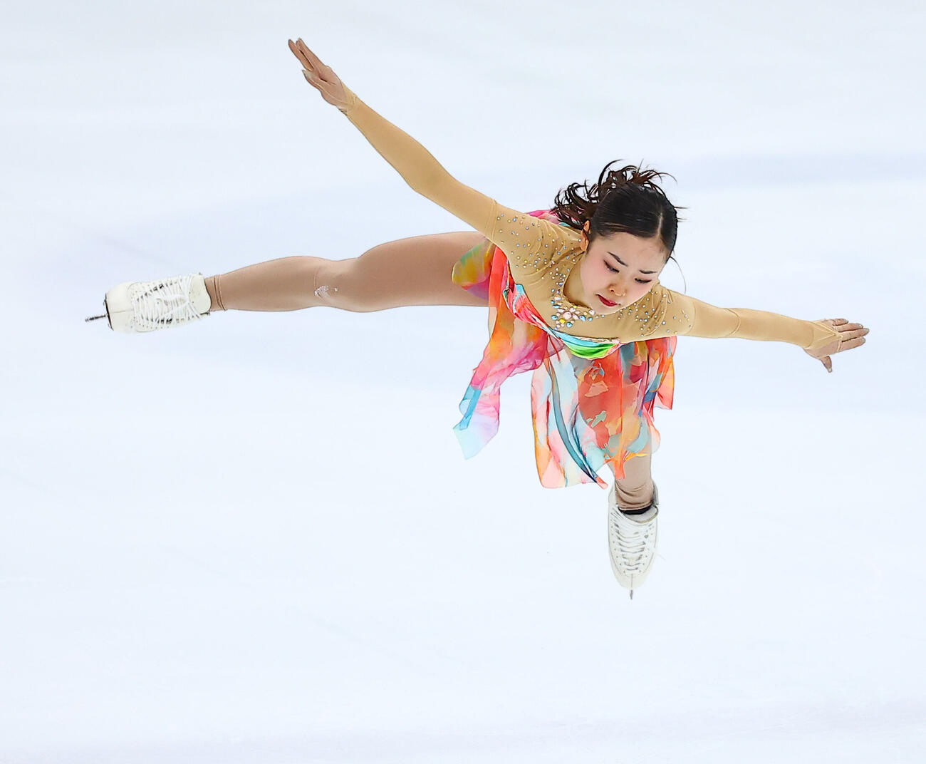 シニア初戦で優勝した島田麻央（撮影・野上伸悟）