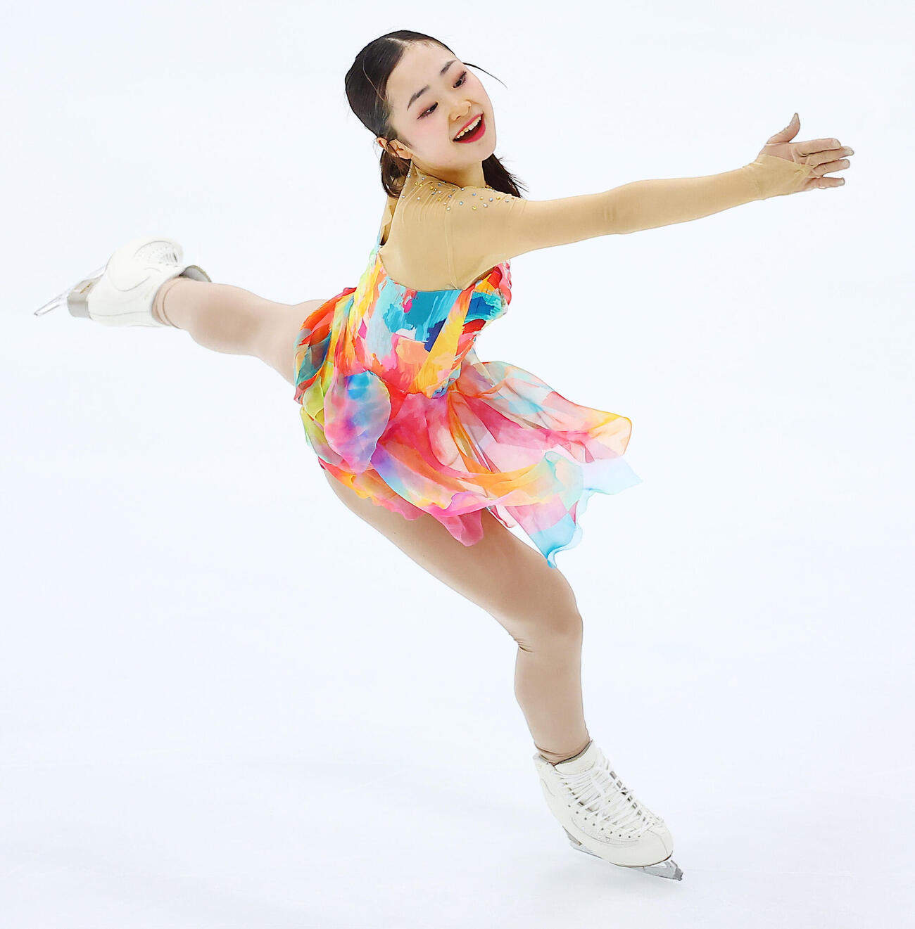 シニア初戦で優勝した島田麻央（撮影・野上伸悟）