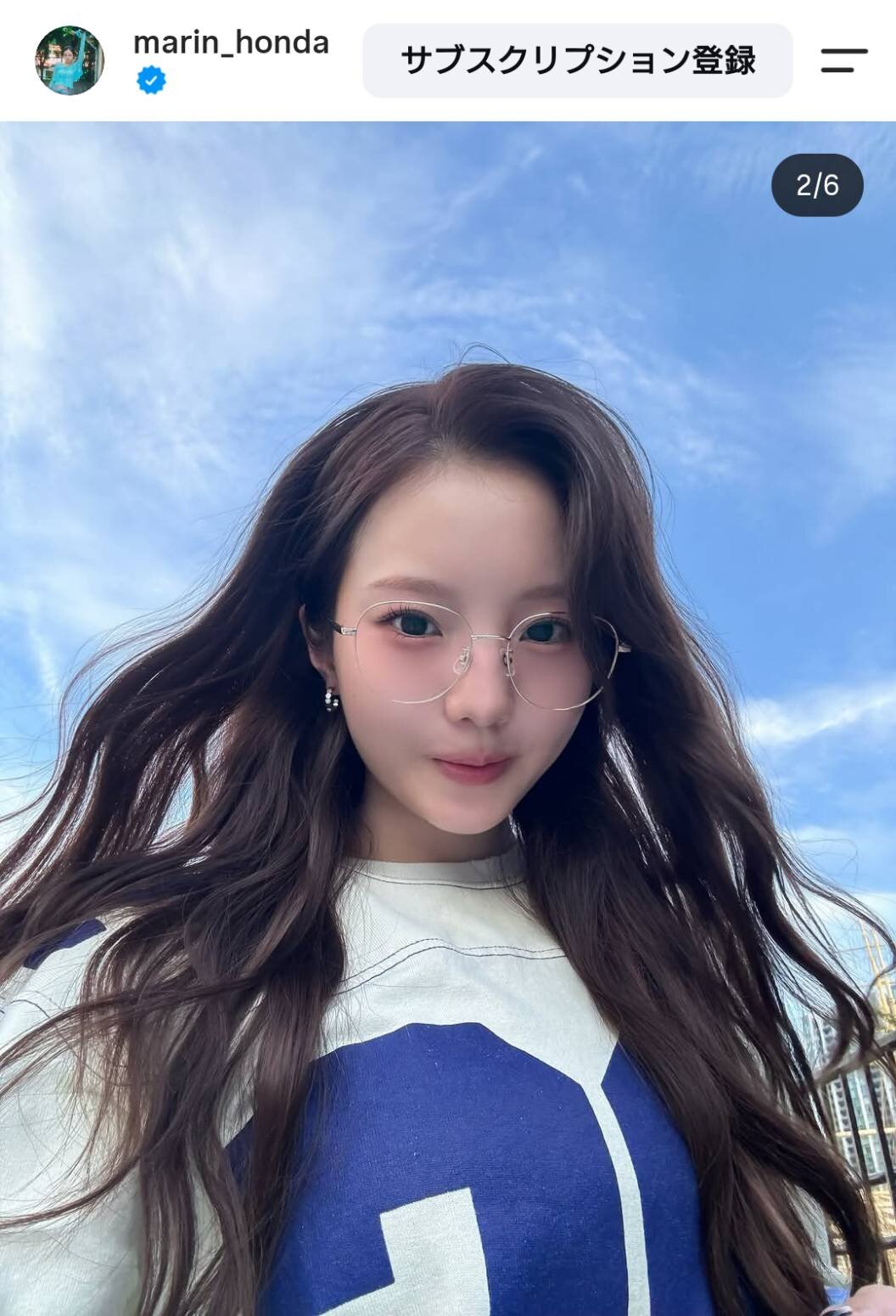 本田真凜のインスタグラムから