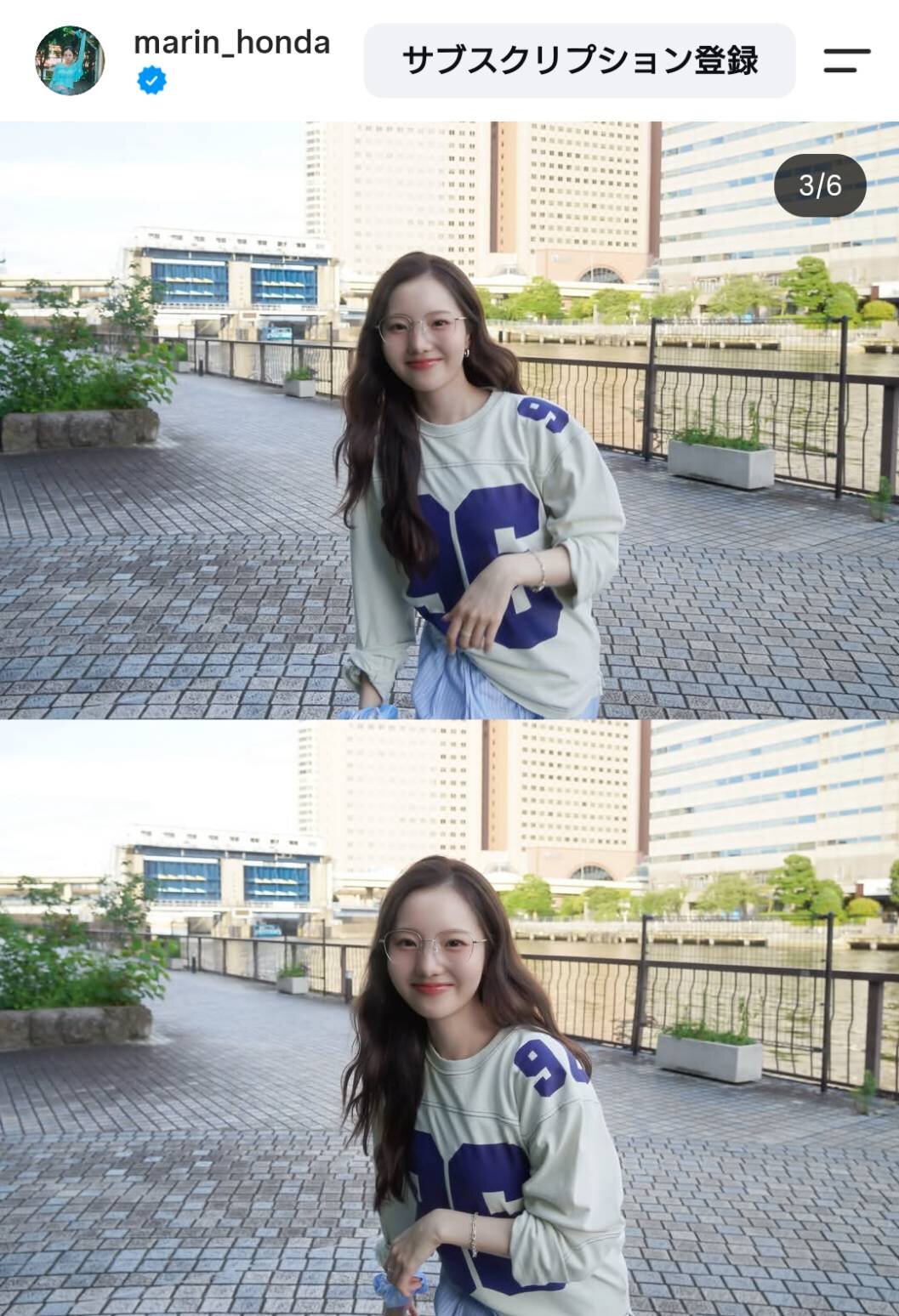 本田真凜のインスタグラムから