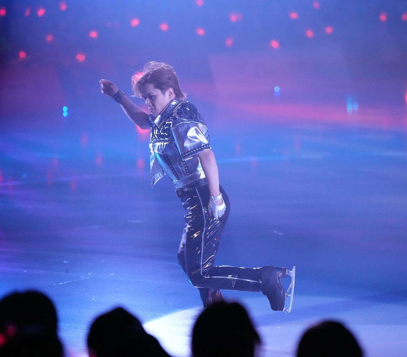 華麗な演技を披露する宇野昌磨（撮影・森本幸一）