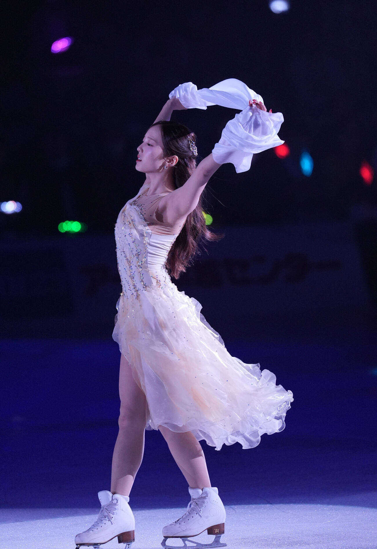 華麗な演技を披露する本田真凜（撮影・森本幸一）