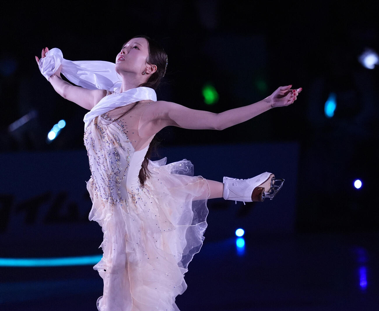 華麗な演技を披露する本田真凜（撮影・森本幸一）