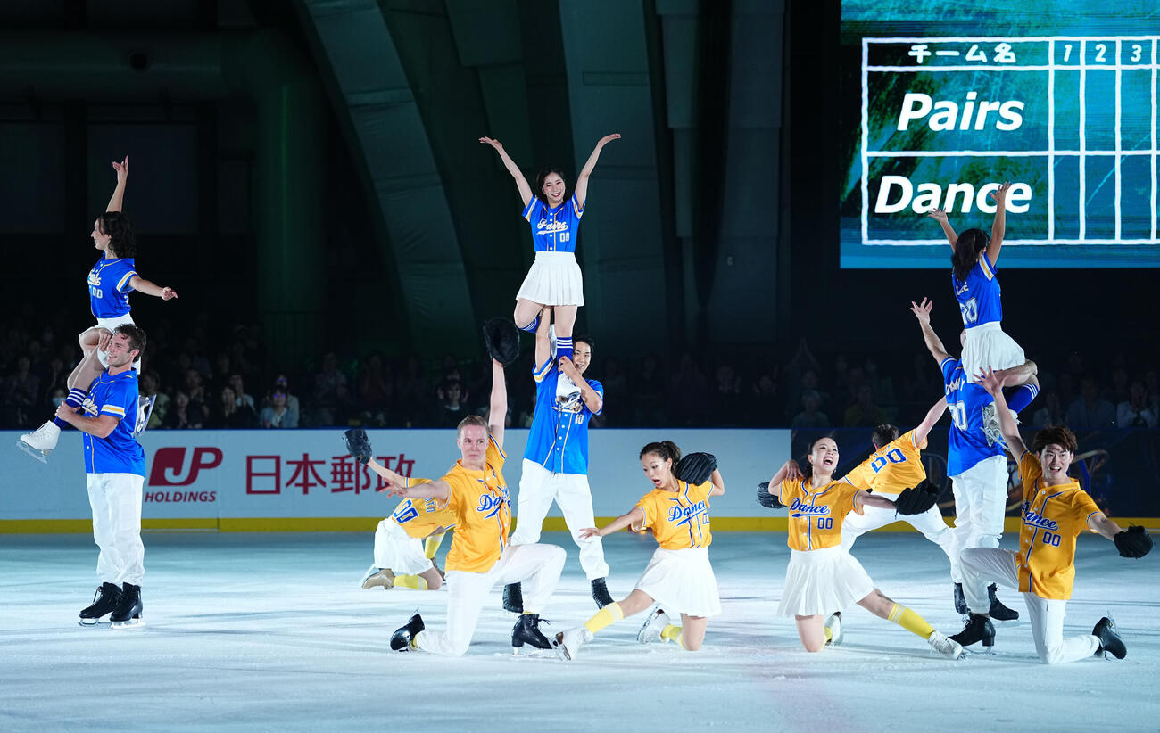 野球を題材とした演目で会場を盛り上げた（C）THE DESTINY