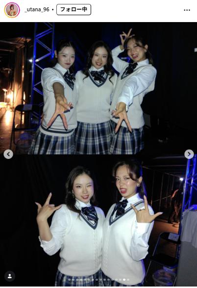 吉田唄菜のインスタグラムから