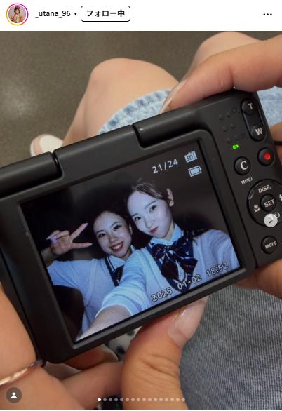 吉田唄菜のインスタグラムから