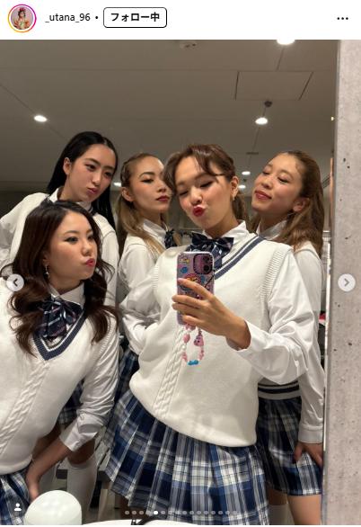 吉田唄菜のインスタグラムから