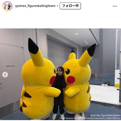 シスメックススケートチームのインスタグラムから