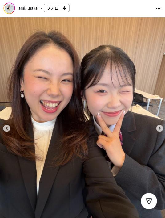 中井亜美のインスタグラムから