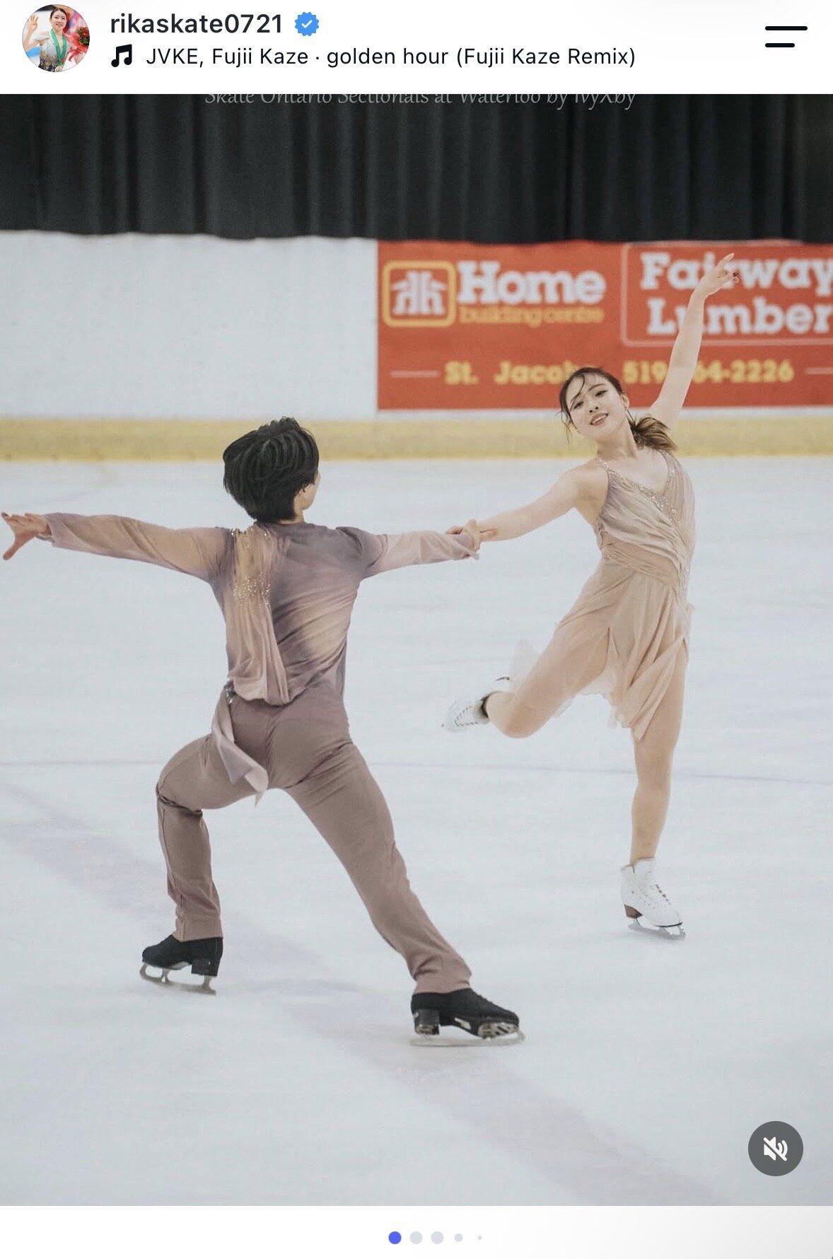 紀平梨花のインスタグラムから