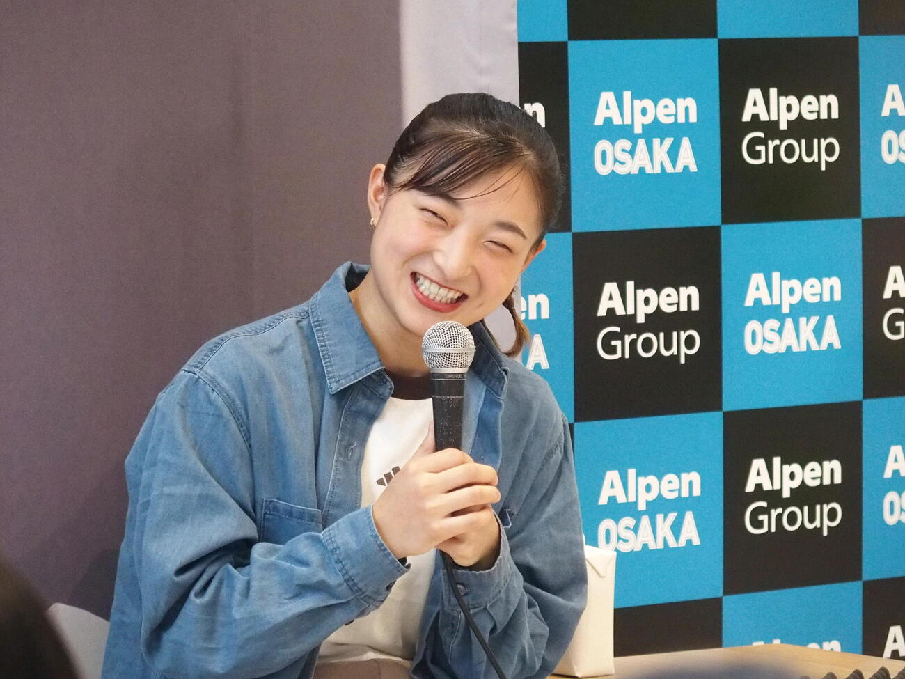 トークイベントに参加した坂本花織さん