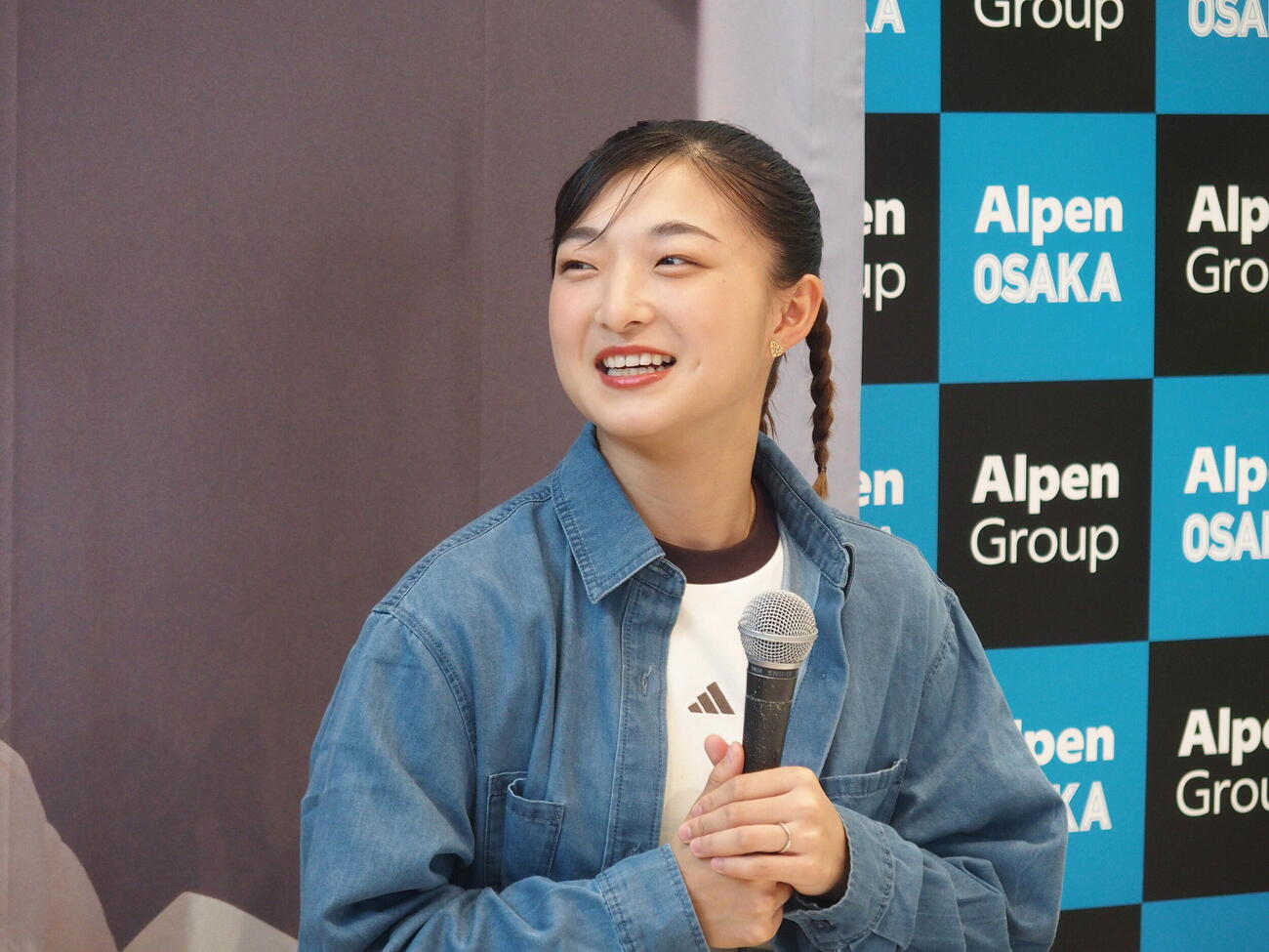 トークイベントに参加した坂本花織さん