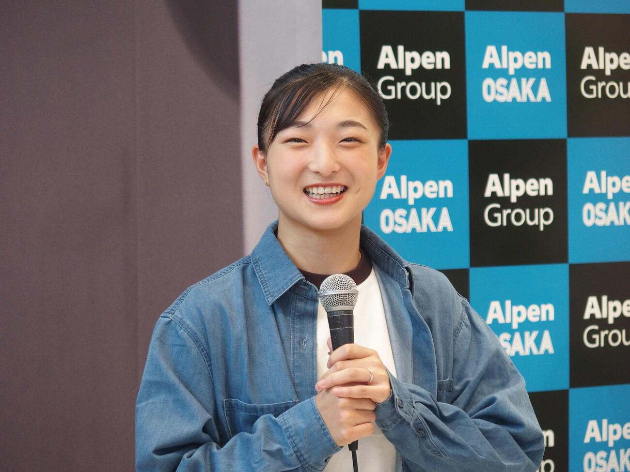 トークイベントに参加した坂本花織さん