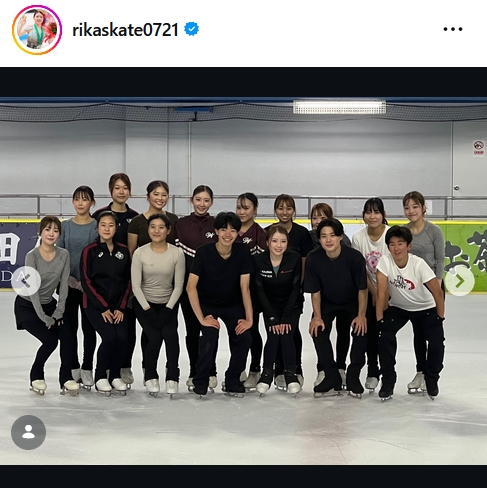 紀平梨花のインスタグラムから