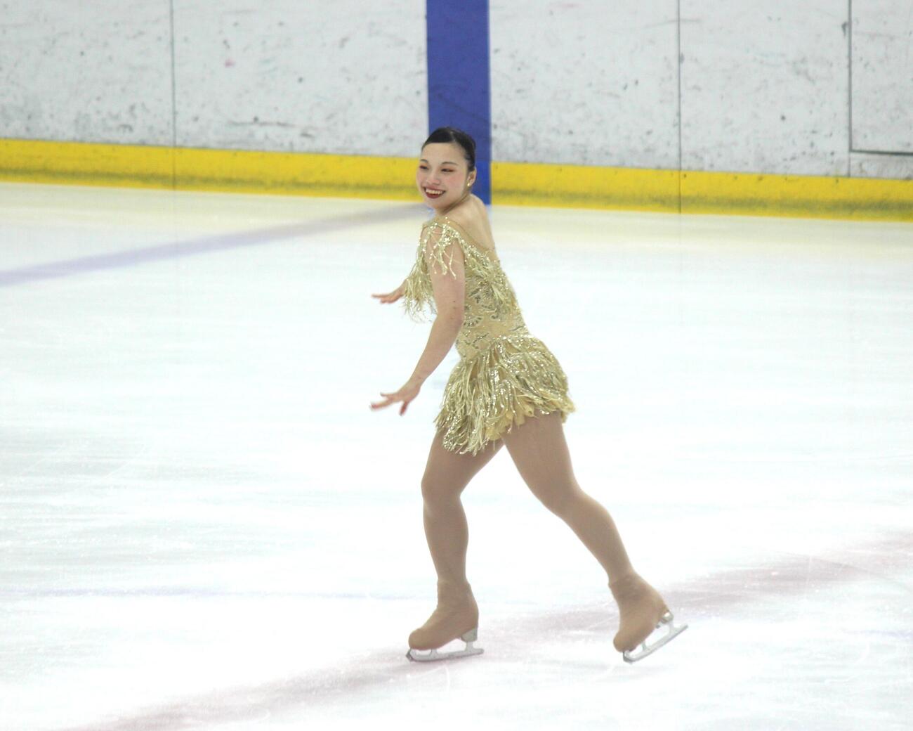 フィギュアスケート関東選手権女子SPで演技する氏家天