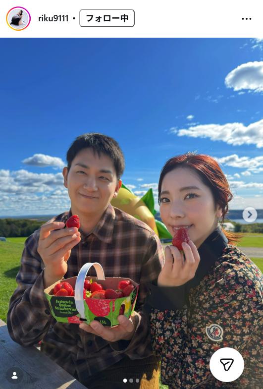 三浦璃来さんのインスタグラムから
