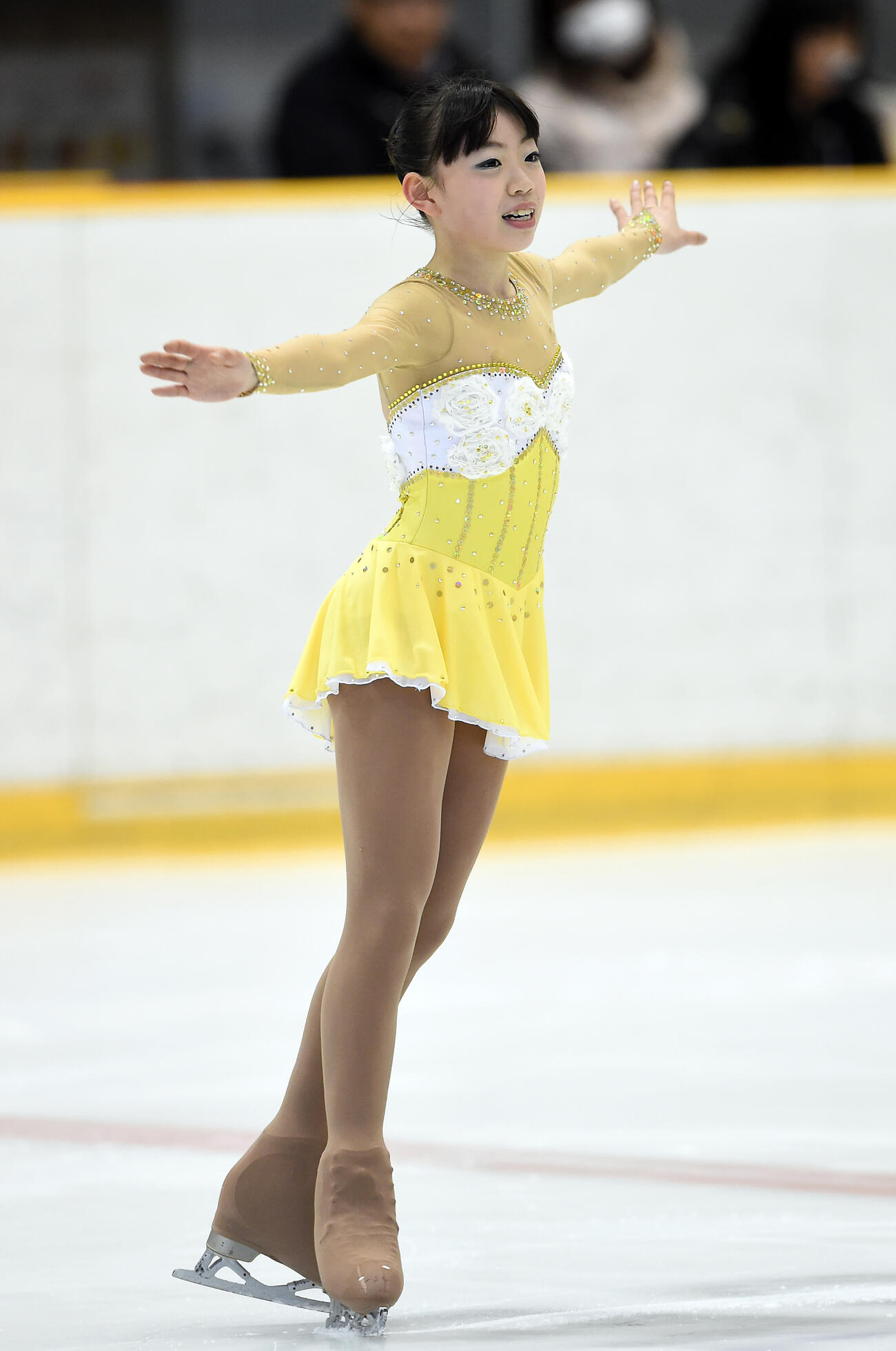 フィギュアスケート全日本ジュニア選手権　最終日　女子フリー　女子フリーの演技をする紀平梨花（2015年11月23日撮影）