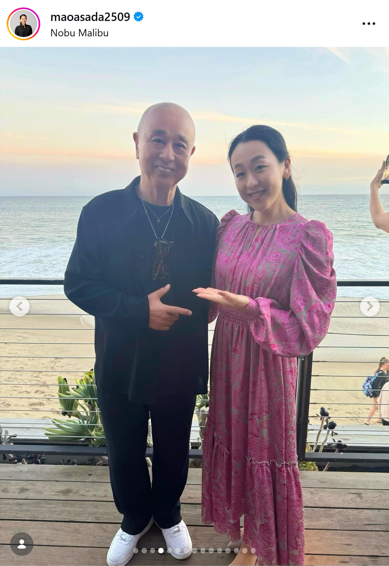 浅田真央さんのインスタグラムから