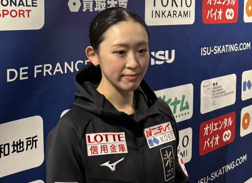 取材に応じた青木祐奈