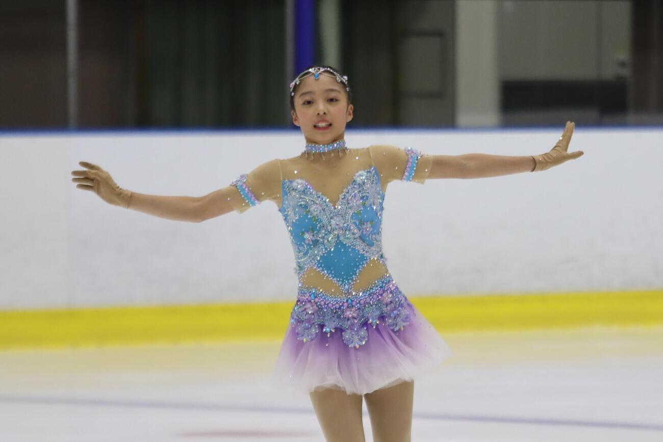 ノービスA女子で優勝した小関夏帆