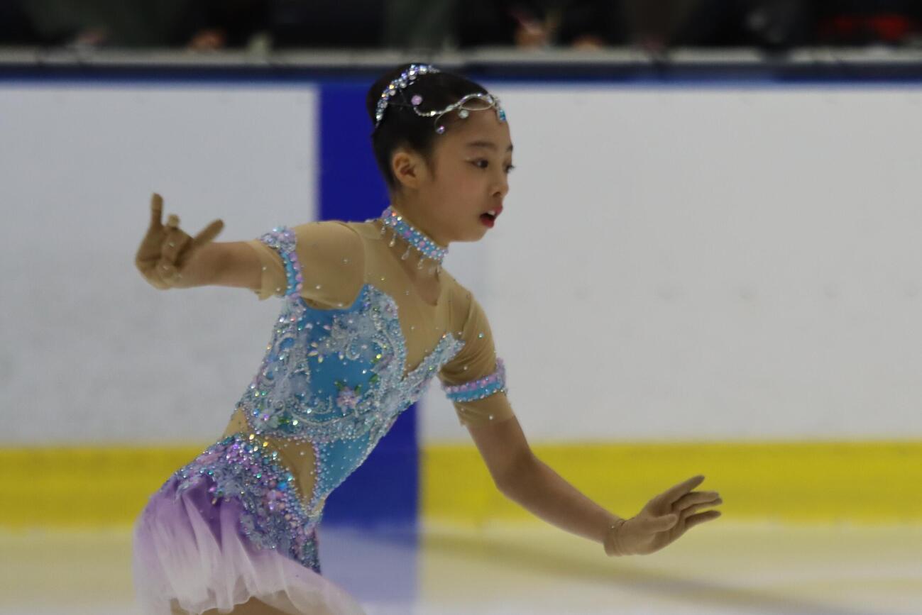 ノービスA女子で優勝した小関夏帆