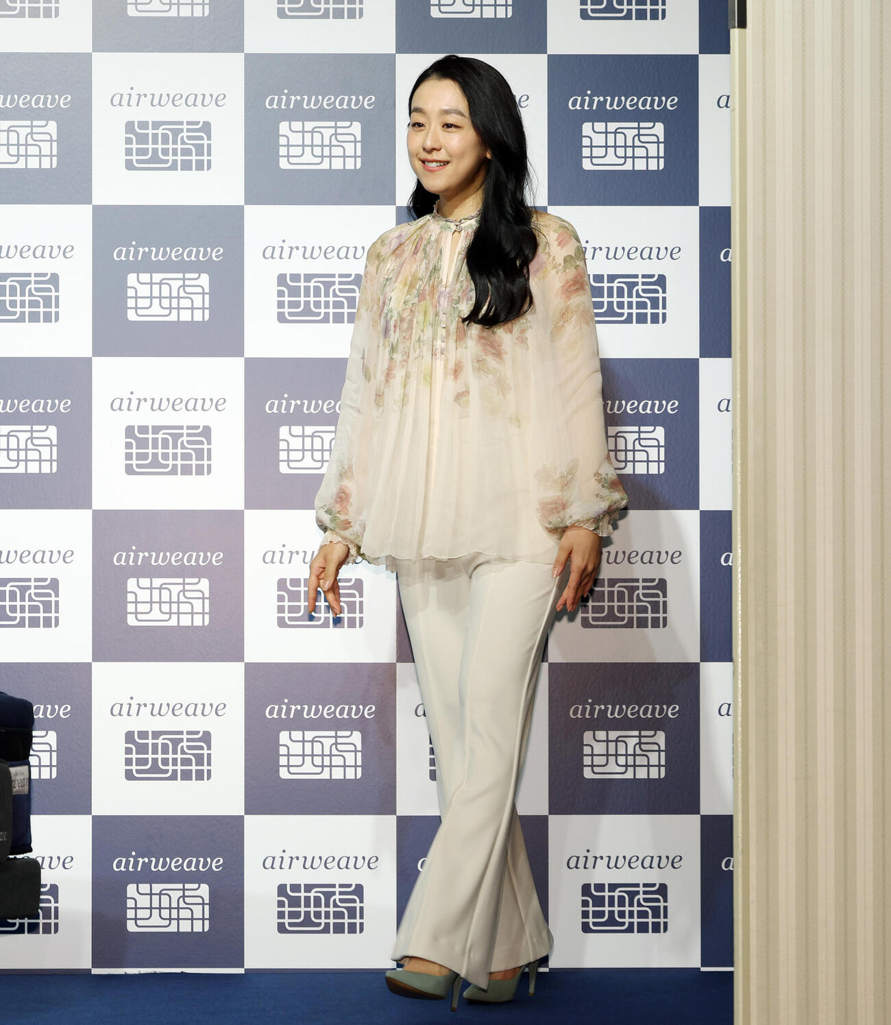 エアウィーヴ新商品発表会に登壇した浅田真央さん（撮影・宮地輝）