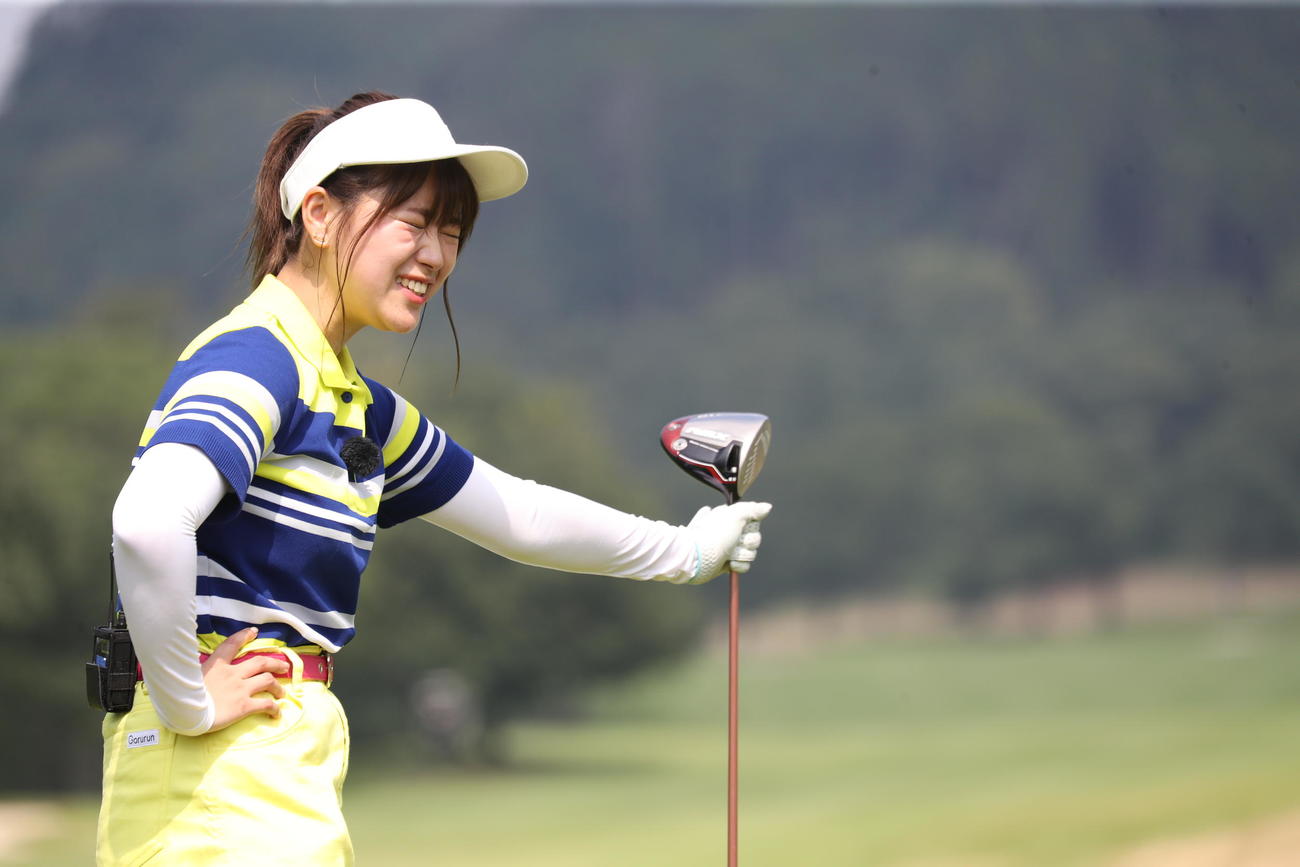 ティーショットで引っかけがっくり