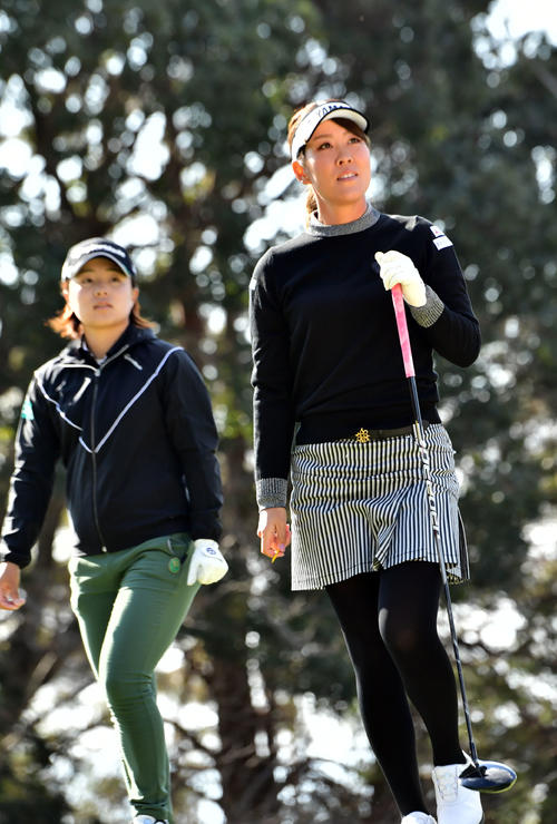 福田真未と永峰咲希(左)(撮影・外山鉄司)