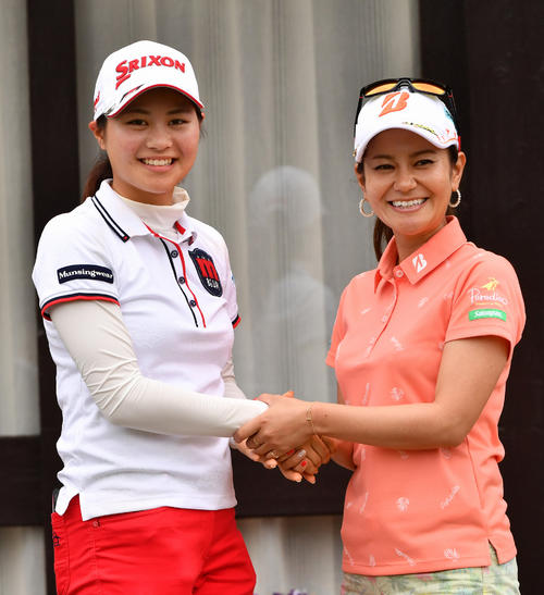 新垣比菜「めっちゃ幸せ」宮里藍さんとプロアマ戦 - 国内女子 : 日刊