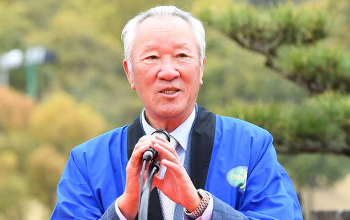 青木功氏（2019年4月17日撮影）