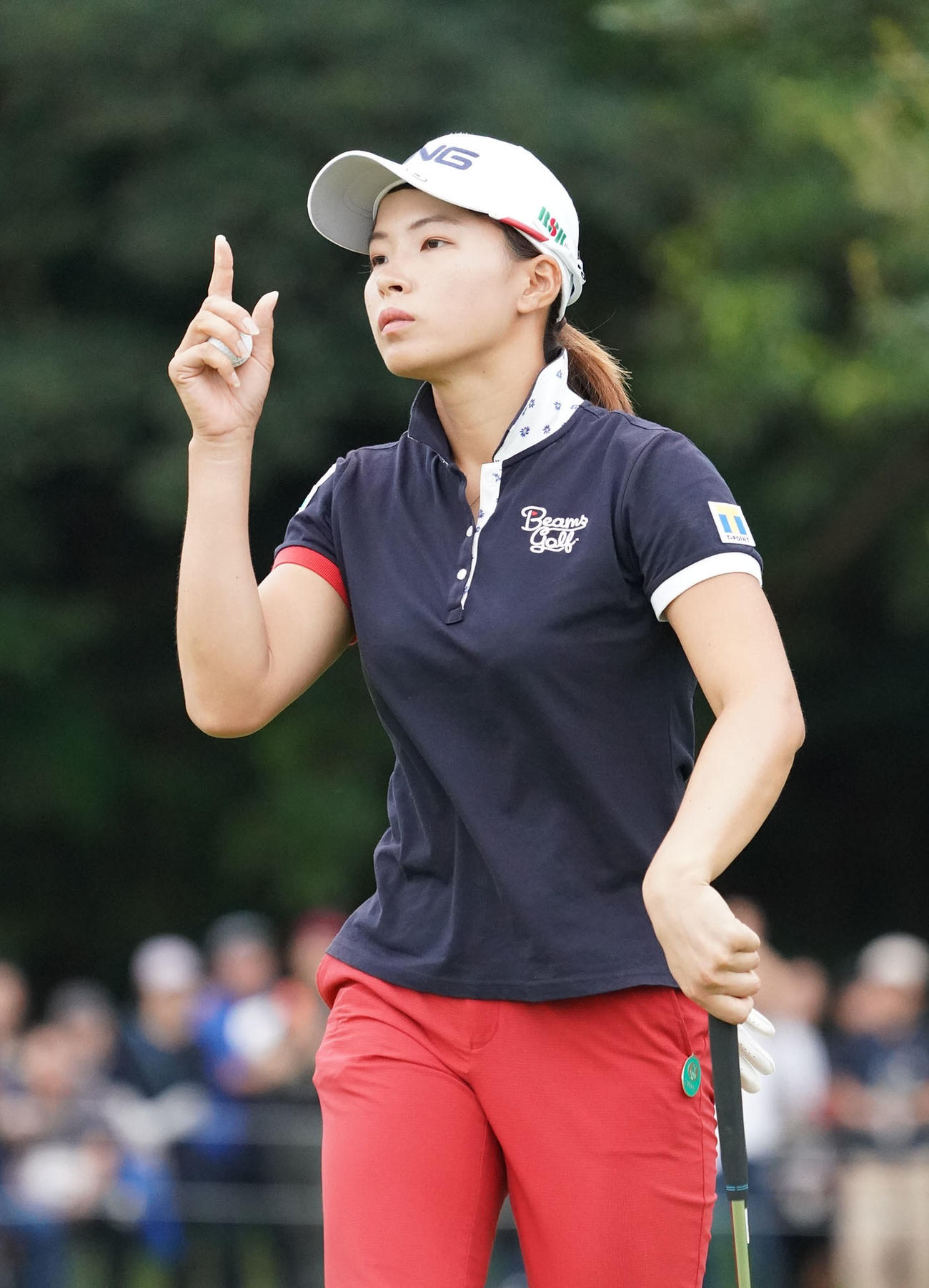 渋野日向子が64のビッグスコア 暫定首位で終了 - 国内女子ゴルフ写真