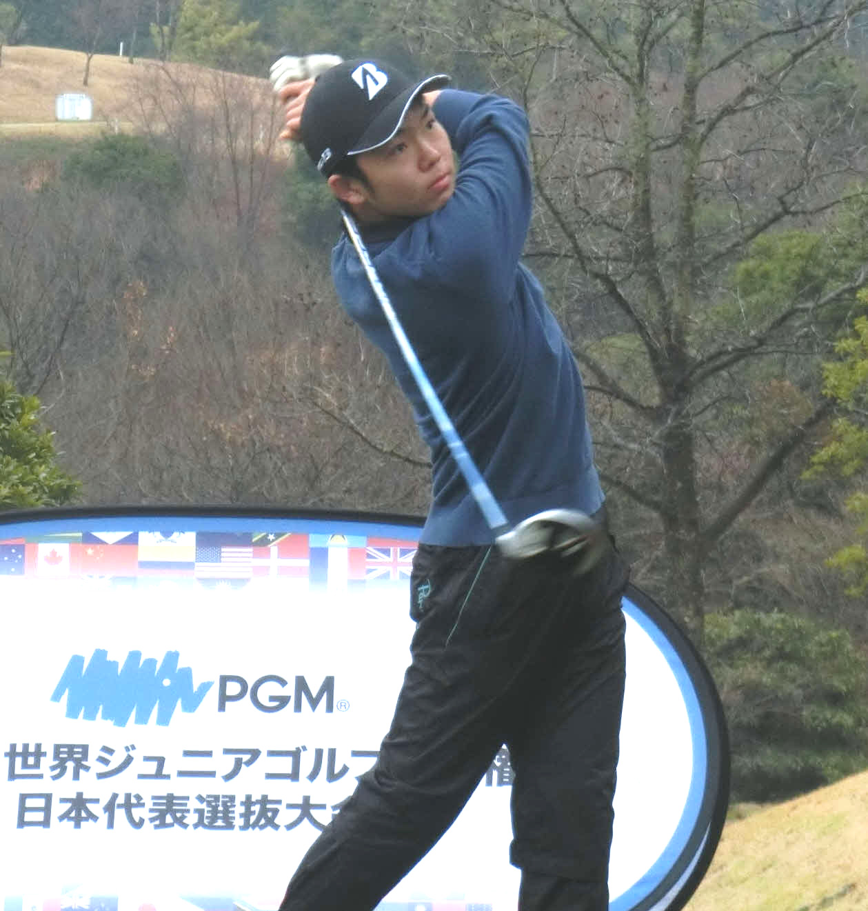 15－18歳男子で首位通過した村松陸