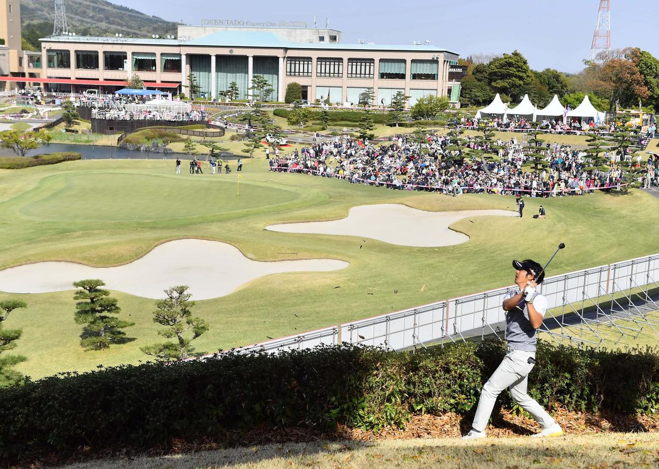 東建ホームメイトカップの会場となる東建多度カントリークラブ名古屋（2018年大会より）