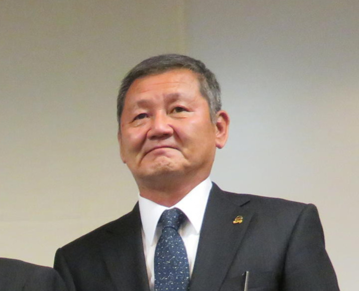 渋谷稔也氏（2018年3月22日撮影）