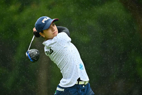 11番でティーショットを放つスタイヤーノ（Getty　Images／JLPGA提供）
