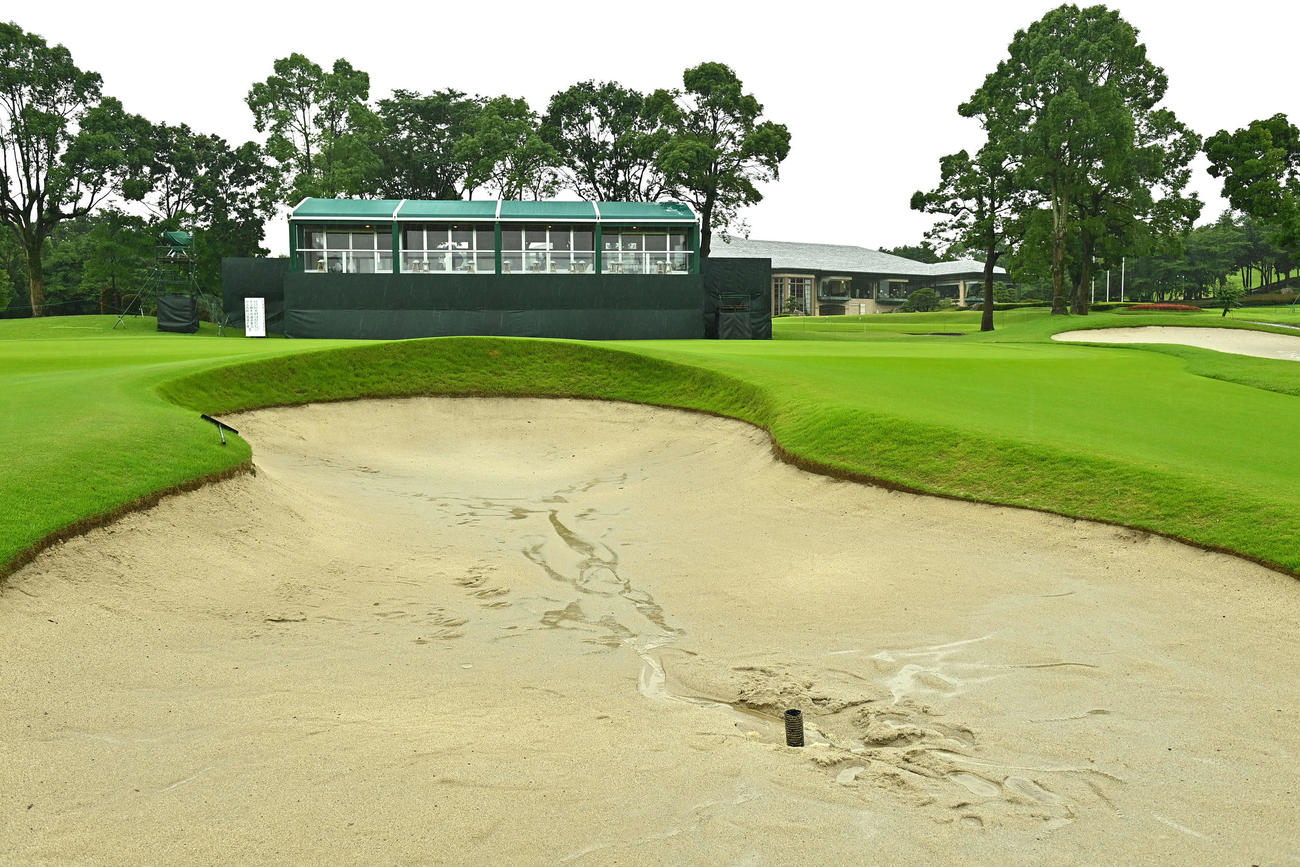 降雨によるコースコンディション不良のため、最終日は29日に順延となった（Getty　Images／JLPGA提供）