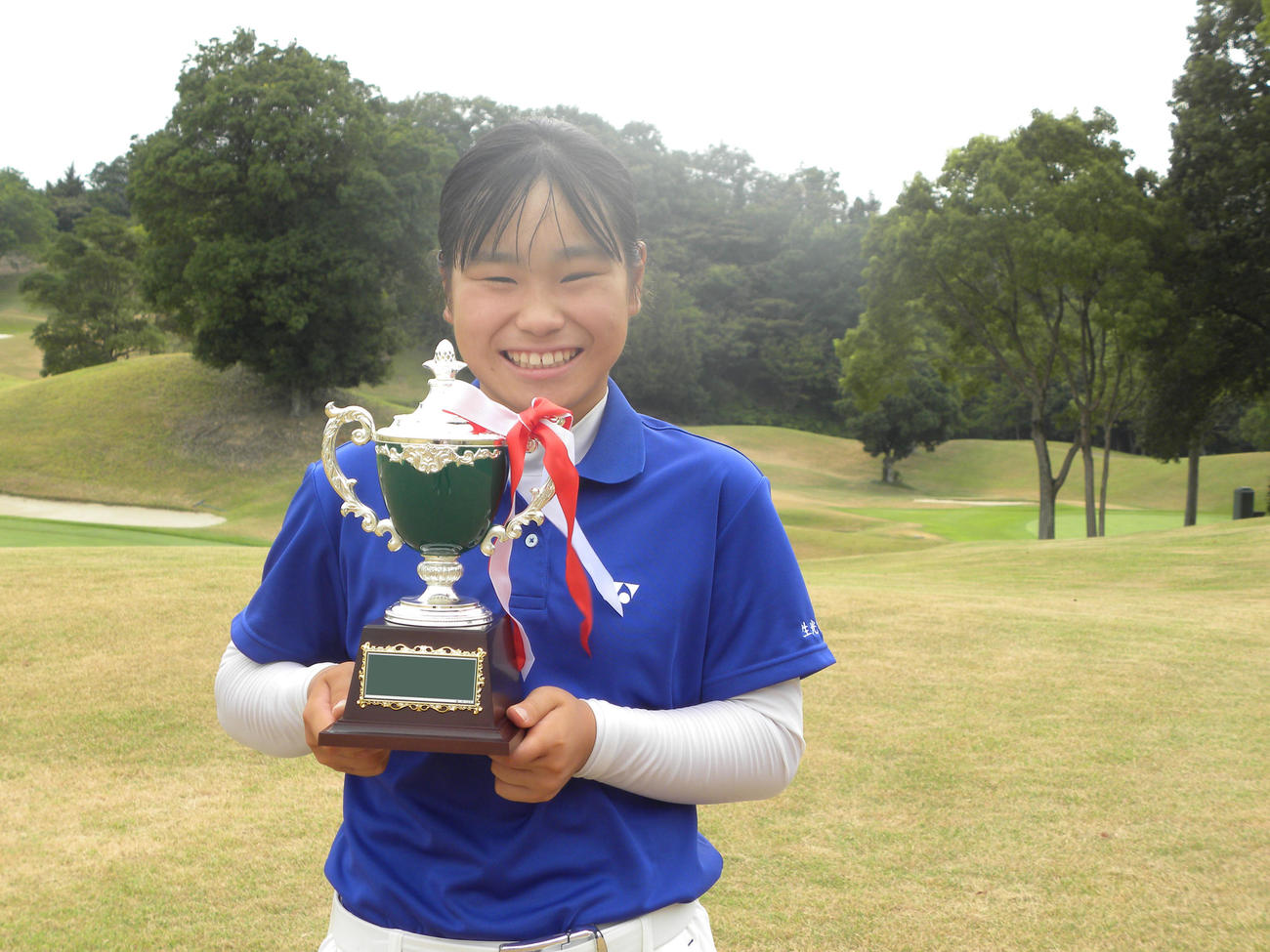 全日本レディース選手権中四国大会を制した成松優羽（撮影・松本航）