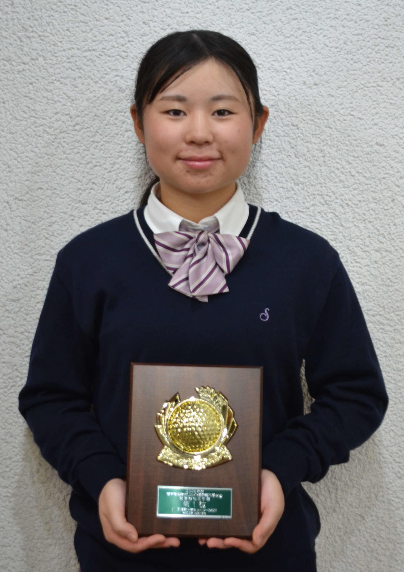 冬季大会関信越予選で個人女子優勝を果たした佐久長聖の市村（撮影・吉池彰）








