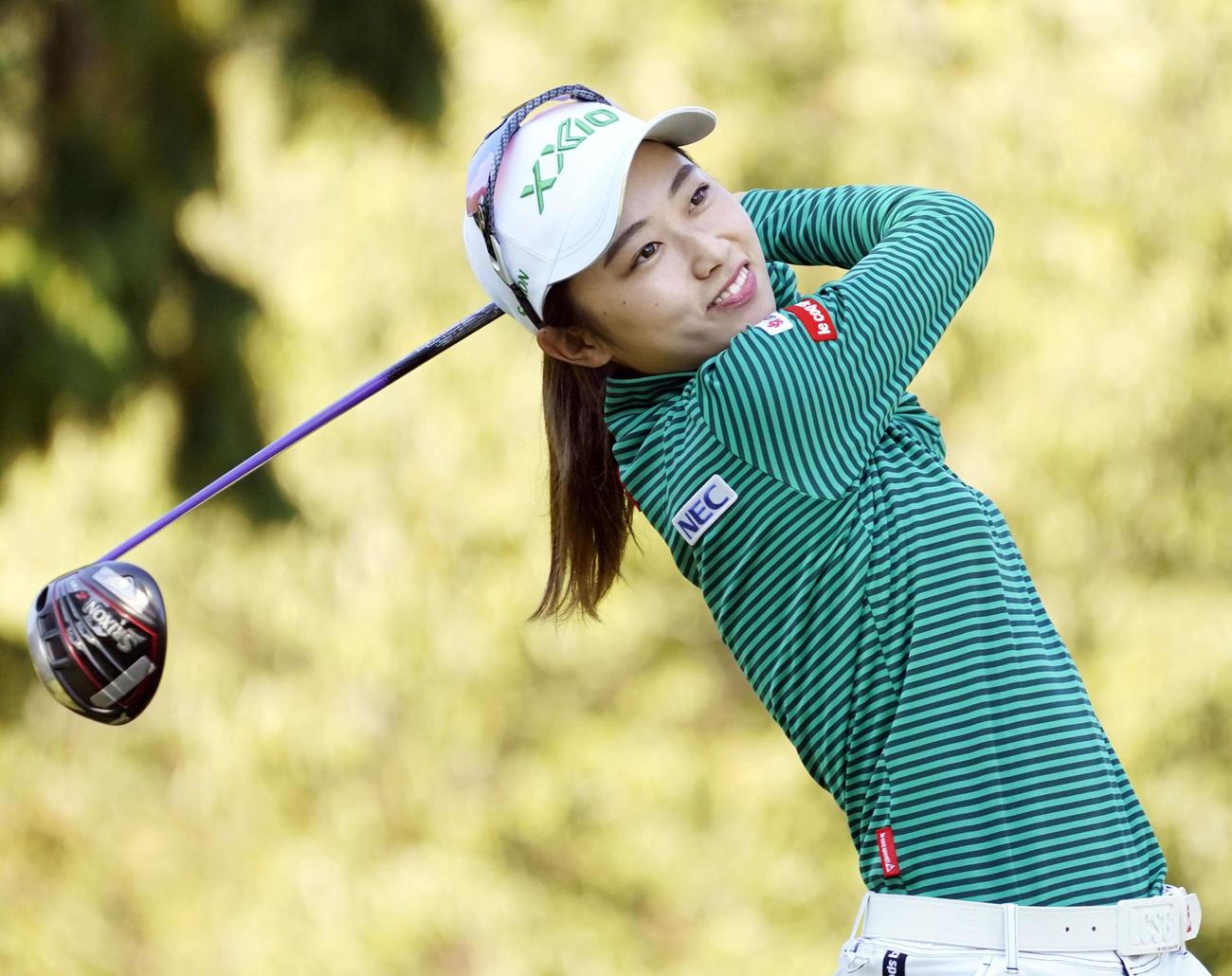 第2日、通算イーブンパーで22位の安田祐香（共同）
